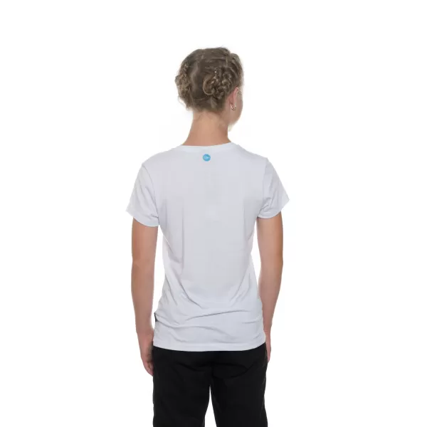  Girl's T -Shirt mit kurzen Ärmeln SAM 73 GT 529 WEIß 