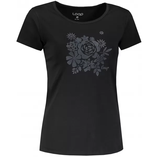  Damen-T-Shirt LOAP ANICKA CLW19145 SCHWARZ 