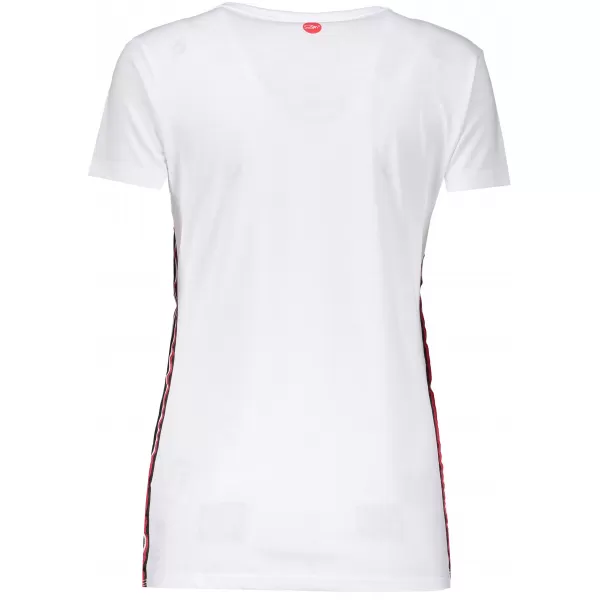  Frauen t -Shirt mit kurzen Ärmeln SAM 73 WT 782 WEIß 