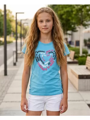 Girl's T -Shirt mit kurzen Ärmeln SAM 73 GT 530 NEON