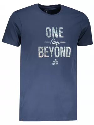 Herren-T-Shirt LOAP BEYOND CLM1981 DUNKELBLAU