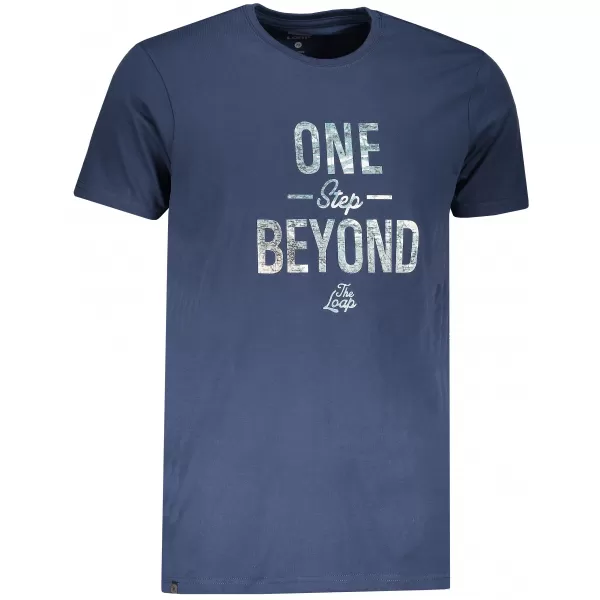  Herren-T-Shirt LOAP BEYOND CLM1981 DUNKELBLAU 