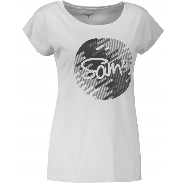  Frauen t -Shirt mit kurzen Ärmeln SAM 73 LTSP541 HELLGRAU 