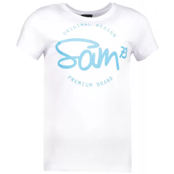  Girl's T -Shirt mit kurzen Ärmeln SAM 73 GT 529 WEIß 
