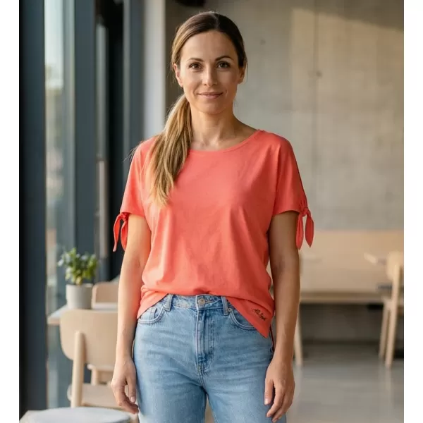  Damen-T-Shirt mit kurzen Ärmeln ALTISPORT NIALA LTSR671 ORANGE 
