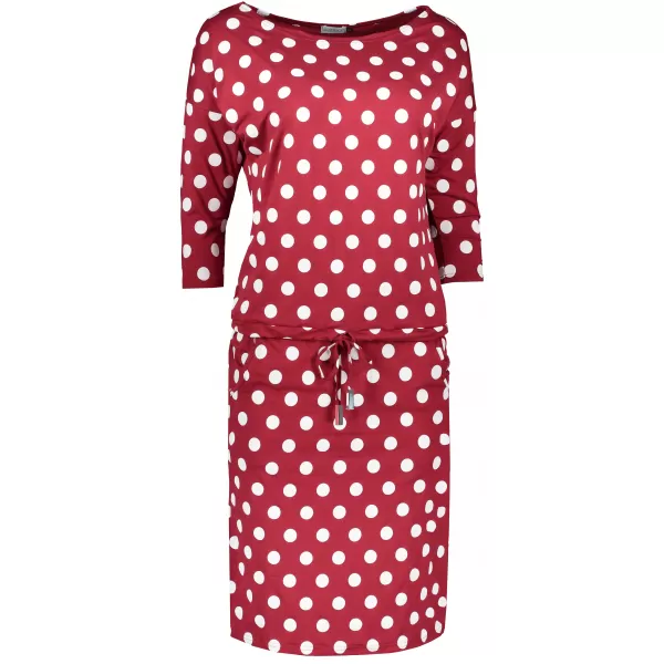  Kleid NUMOCO A13-111 WEIßE PUNKTE 