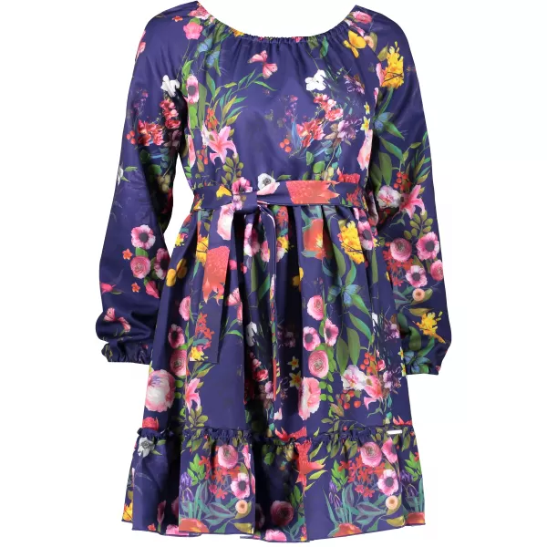  Kleid NUMOCO DAISY A265-2 BLAUE BLUMEN 