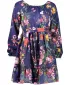 Kleid NUMOCO DAISY A265-2 BLAUE BLUMEN