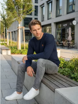 Herrenpullover ALTISPORT QUOD MPLR079 BLAU
