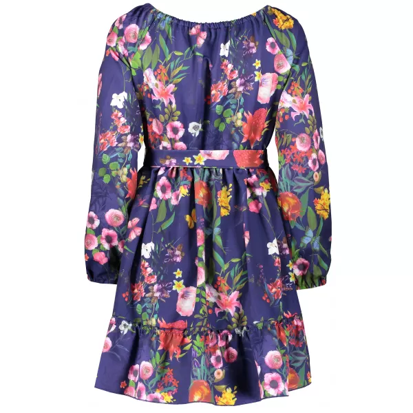  Kleid NUMOCO DAISY A265-2 BLAUE BLUMEN 
