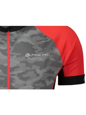 Fahrradtrikot ALPINE PRO MARK MTSR461 GRAU/ROT
