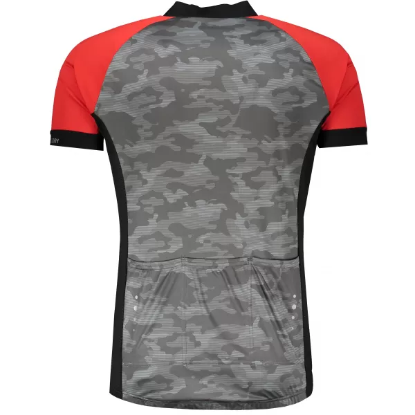  Fahrradtrikot ALPINE PRO MARK MTSR461 GRAU/ROT 