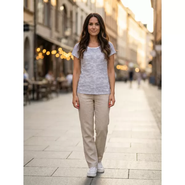  Damen-T-Shirt mit kurzen Ärmeln ALTISPORT GOBNATA LTSR640 WEIß 