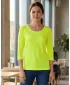 Damen-T-Shirt mit 3/4-Ärmeln ALTISPORT MARAXA LTSR670 GELB