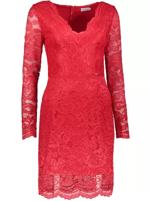 Kleid der Dame NUMOCO A170-6 ROT