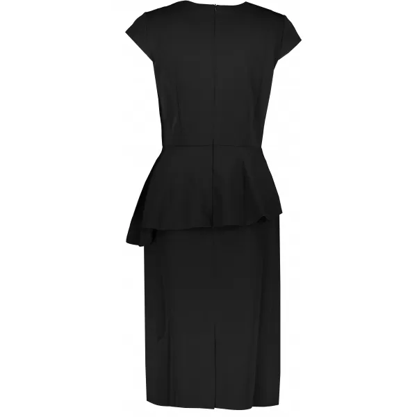  Kleid NUMOCO MIDI A192-3 SCHWARZ 