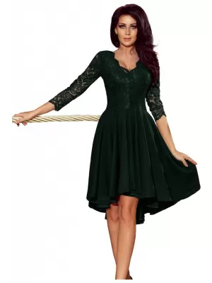 Kleid NUMOCO NICOLLE A210-3 GRÜNE SPITZE