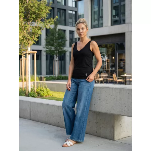  Damen-Tanktop ALTISPORT FLAVIANA LTSR639 SCHWARZ 