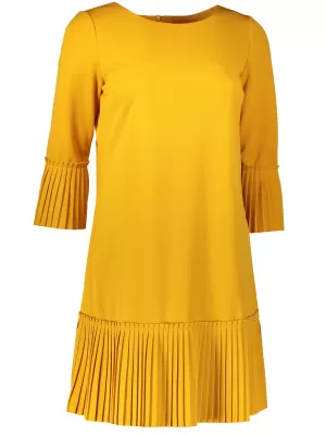 Kleid NUMOCO LUCY A228-7 SENF