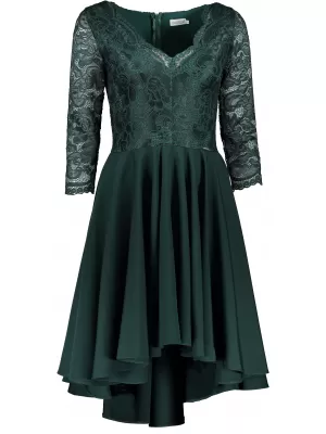 Kleid NUMOCO NICOLLE A210-3 GRÜNE SPITZE