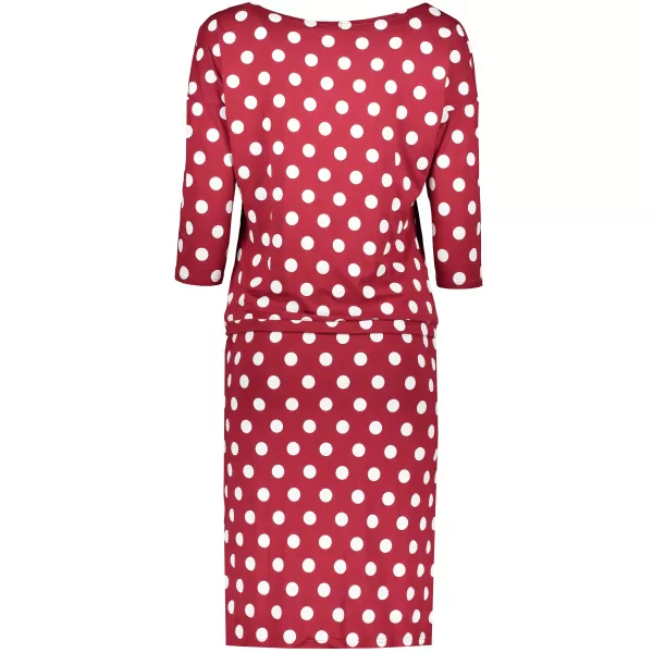  Kleid NUMOCO A13-111 WEIßE PUNKTE 