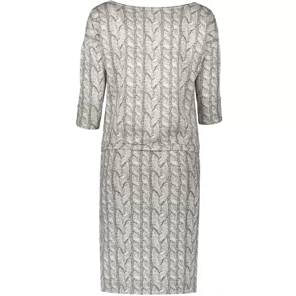  Kleid NUMOCO A13-88 WEIß/GRAU 