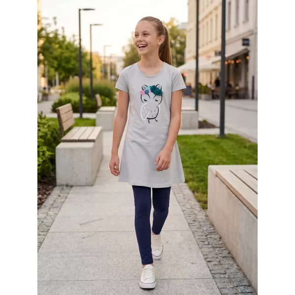  Mädchenkleid SAM 73 KSKR069 HELLGRAU 