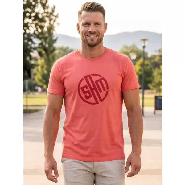  Herren t -Shirt mit kurzen Ärmeln SAM 73 ALIF MTSR487 ROT 