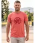 Herren t -Shirt mit kurzen Ärmeln SAM 73 ALIF MTSR487 ROT
