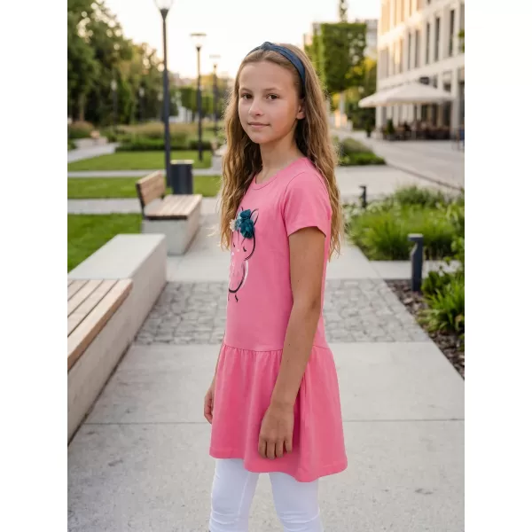  Mädchenkleid SAM 73 KSKR069 ROSA 
