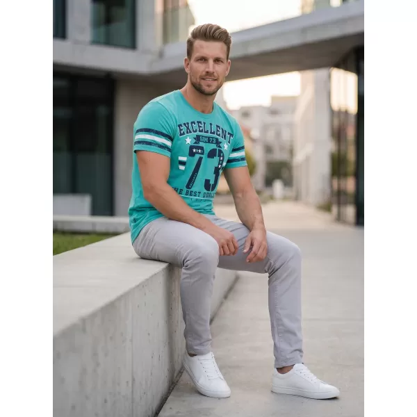  Herren t -Shirt mit kurzen Ärmeln SAM 73 MT 762 NEON 