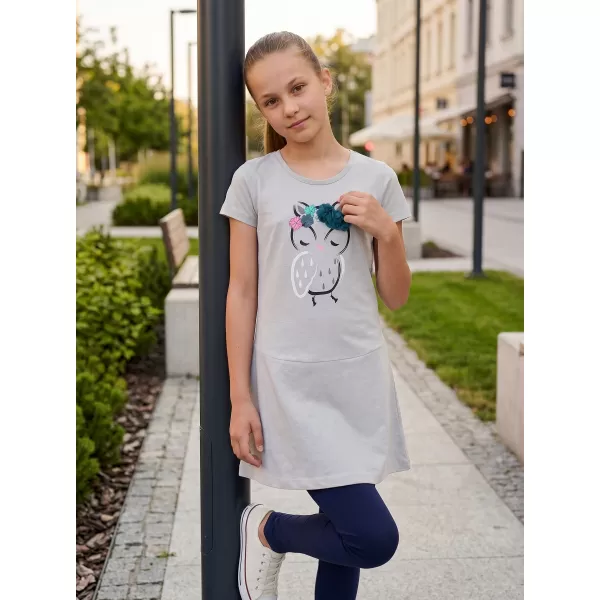  Mädchenkleid SAM 73 KSKR069 HELLGRAU 