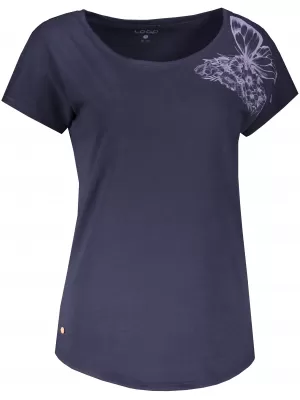 Damen-T-Shirt LOAP BABEA CLW2024 DUNKELBLAU