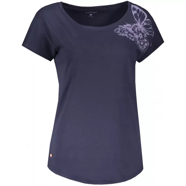  Damen-T-Shirt LOAP BABEA CLW2024 DUNKELBLAU 