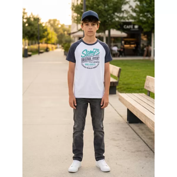  Boy T -Shirt mit kurzen Ärmeln SAM 73 BT 539 WEIß 