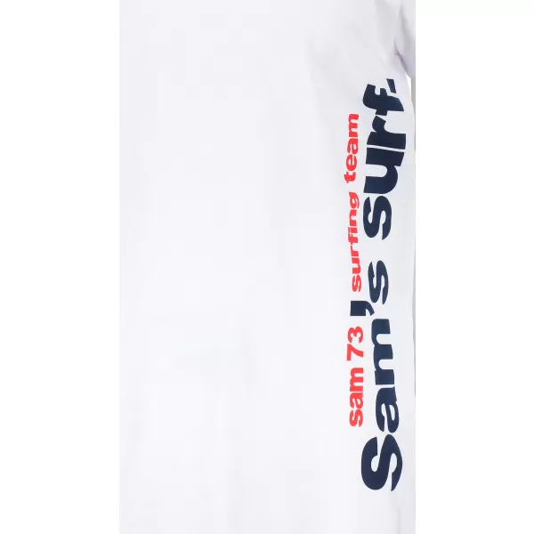  Herren t -Shirt mit kurzen Ärmeln SAM 73 MT 766 WEIß 