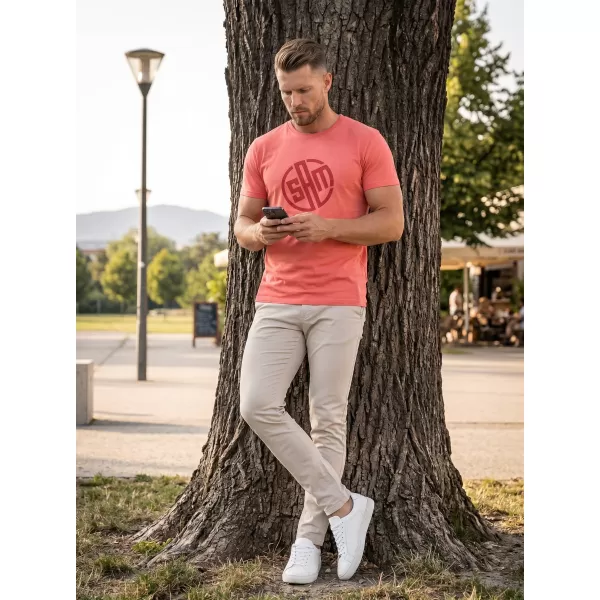 Herren t -Shirt mit kurzen Ärmeln SAM 73 ALIF MTSR487 ROT 