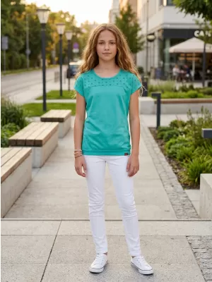 Girl's T -Shirt mit kurzen Ärmeln SAM 73 GT 539 NEON