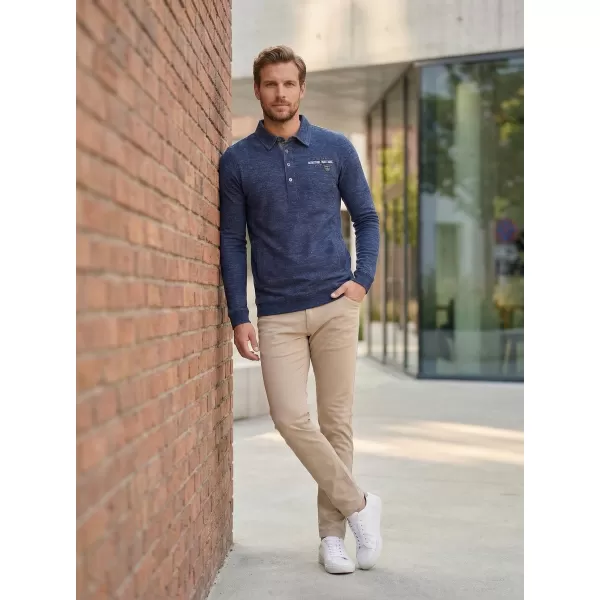  Herren-Sweatshirt KIXMI JASPER DUNKELBLAUE HIGHLIGHTS 