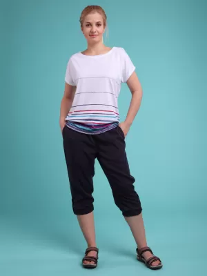 3/4-Hose für Damen LOAP NALIS CLW2096 BLAU