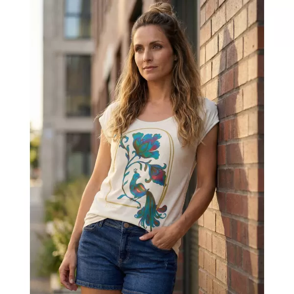  Damen-T-Shirt KIXMI JACKIE HELLBEIGE 