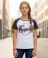 Girl's T -Shirt mit kurzen Ärmeln SAM 73 GT 540 DUNKELBLAU