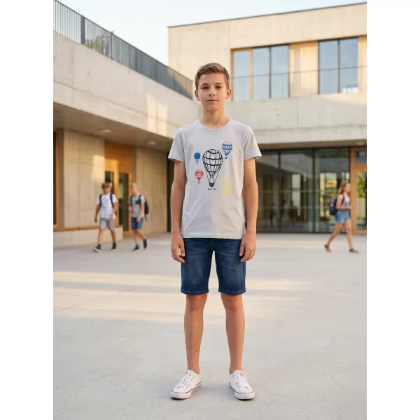  Boy T -Shirt mit kurzen Ärmeln SAM 73 KTSR256 HELLGRAU 