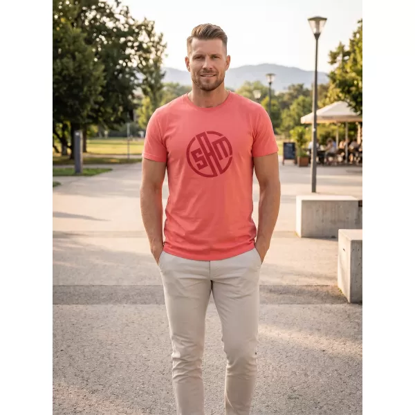  Herren t -Shirt mit kurzen Ärmeln SAM 73 ALIF MTSR487 ROT 