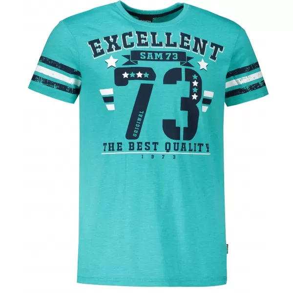  Herren t -Shirt mit kurzen Ärmeln SAM 73 MT 762 NEON 