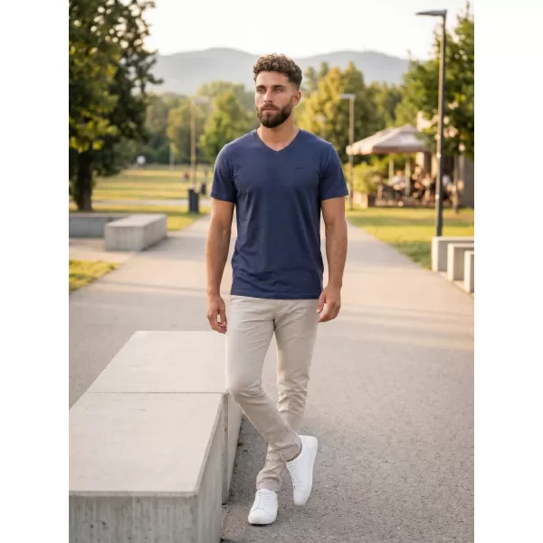  Herren t -Shirt mit kurzen Ärmeln SAM 73 LADIUS MTSR524 DUNKELBLAU 