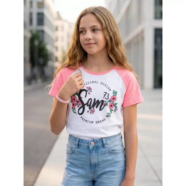  Girl's T -Shirt mit kurzen Ärmeln SAM 73 GT 540 NEON 