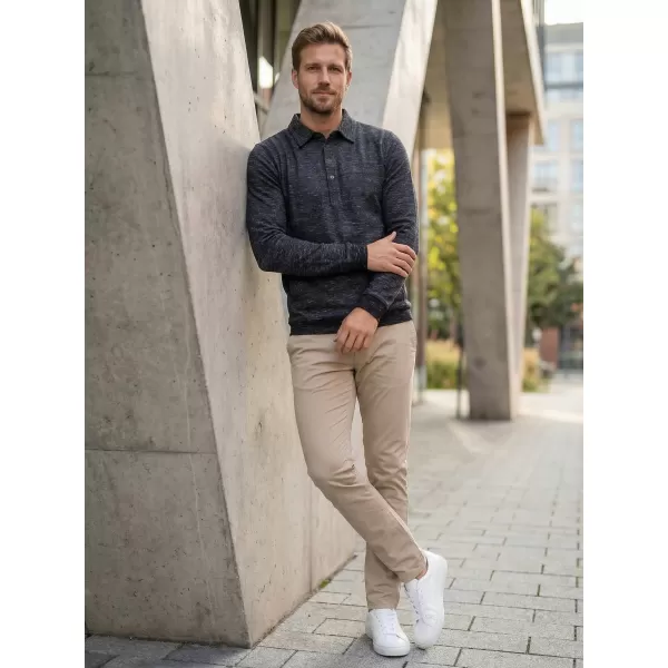  Herren-Sweatshirt KIXMI JASPER SCHWARZES HIGHLIGHT 