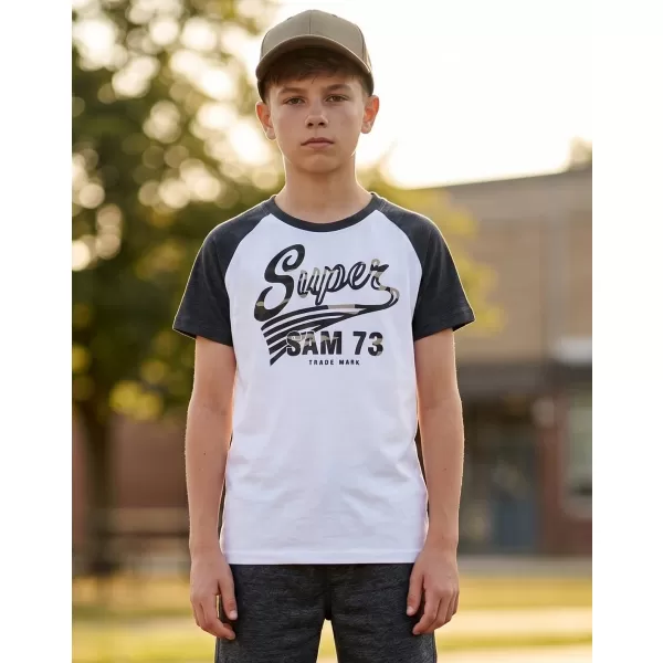  Boy T -Shirt mit kurzen Ärmeln SAM 73 BT 541 WEIß 