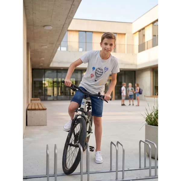  Boy T -Shirt mit kurzen Ärmeln SAM 73 KTSR256 HELLGRAU 